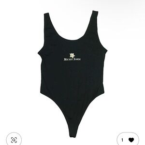 Michel Jordi “The Spirit of Switzerland” Black Bodysuit
Size M